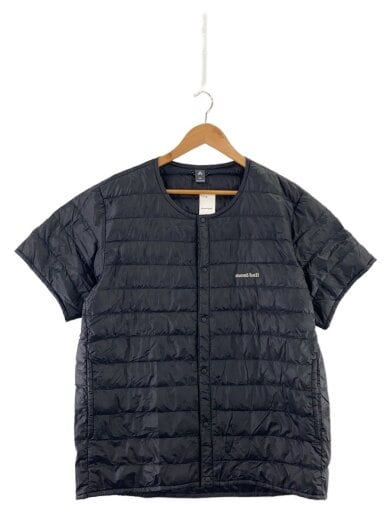 商品画像：スペリオダウン ラウンドネックT/XL/ナイロン/BLK/無地// 1