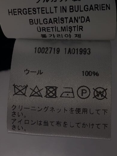 商品画像：ニット・セーター(薄手)/48/ウール/BLK/1002719 1A01993 5