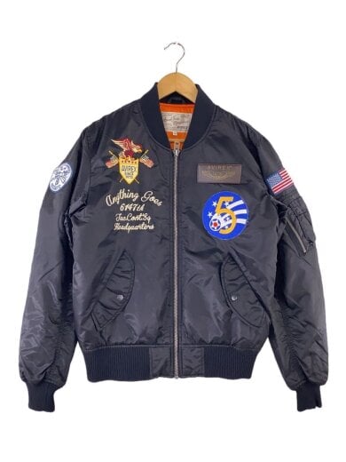 商品画像：L-2 5th AIR FORCE/フライトジャケット/M/ナイロン/BLK/6142177// 1