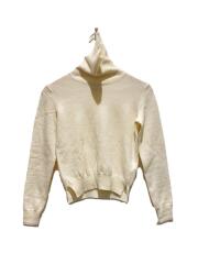 21AW エルボーパッチ タートルネック ニット セーター(薄手)/S/WHT/S51HA1161 S17846