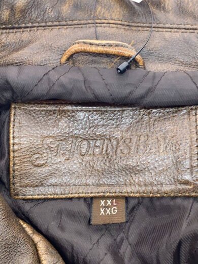 画像：ST JOHN’S BAY90s レザージャケット/XXL/--/BRW//3