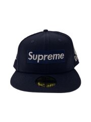 New York Yankees Box Logo New Era キャップ/7 1/2/ネイビー