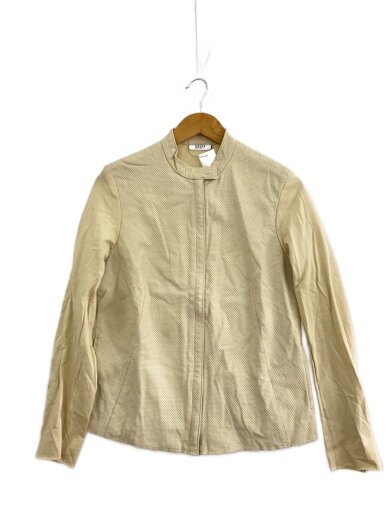 商品画像：パンチングレザージャケット/S/CRM 1