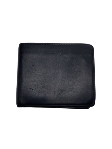 商品画像：2つ折り財布/レザー/BLK/メンズ// 1