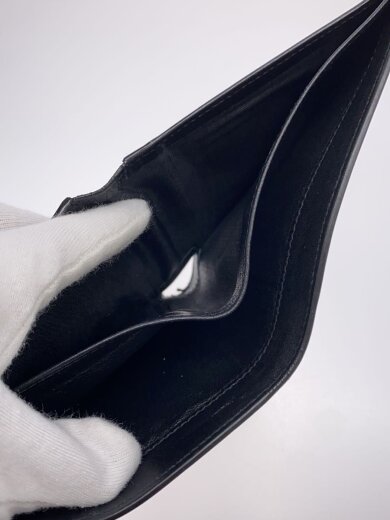 商品画像：2つ折り財布/レザー/BLK/メンズ// 6