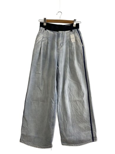 商品画像：ワイドパンツ/36/コットン/BLU/GAS-74520-B 1