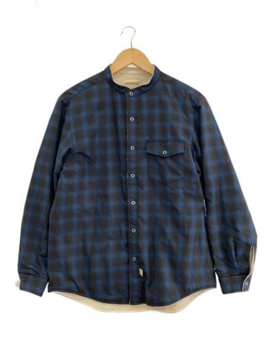 商品画像：バンドカラーリバーシブル シェルパシャツブルゾン/M/BEG/HS.OV.BW.0224 1