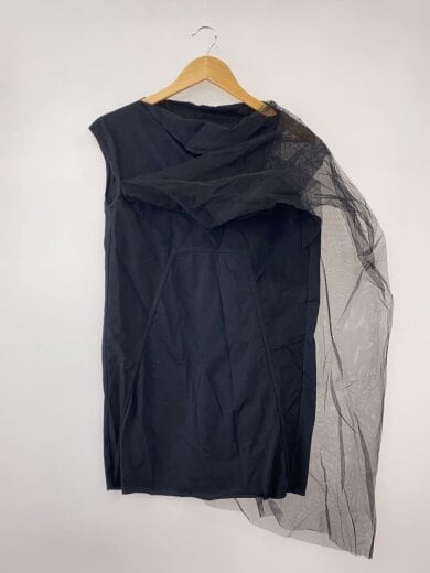商品画像：TULLE CAPE T/トップス/38/コットン/BLK/RO015152 1