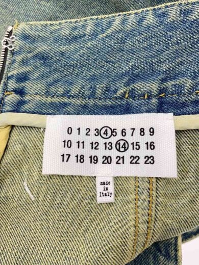 商品画像：ヨゴレ加工 変形デニムスカート/加工/IDG/size44/SI0MA0006 S30561 4