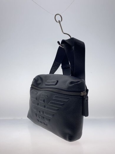 商品画像：ボディバッグ/ショルダーバッグ/レザー/BLK 2