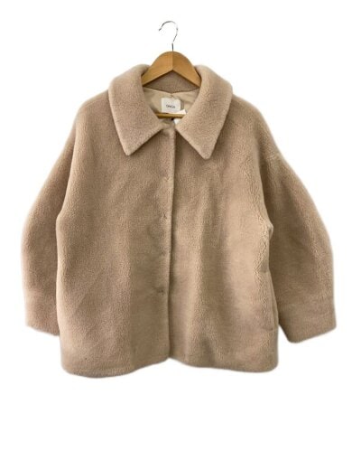 商品画像：エコムーントン/コート/S/ウール/BEG/ohga-8019-4 1