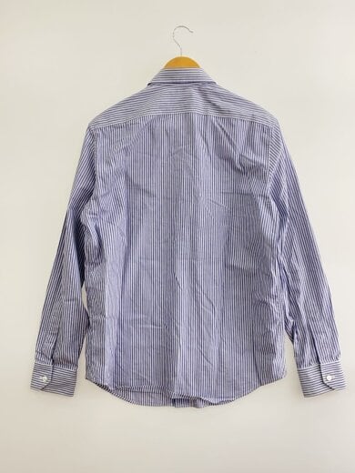 商品画像：25SS/ルーズTシャツストライプ/トリンオフ刺繍/40/コットン/BLU/ストライプ/2c982467x. 2