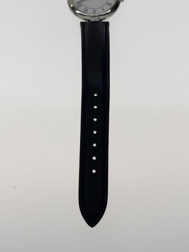 商品画像：クォーツ腕時計/アナログ/レザー/WHT/BLK/社外ベルト 5