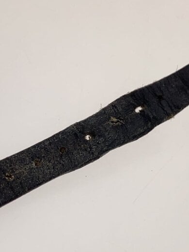 商品画像：クォーツ腕時計/アナログ/レザー/GLD/BLK/社外ベルト 6