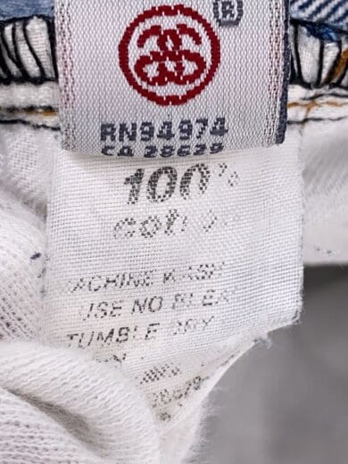 商品画像：90s/USA製/バーバラクルーガータグ/ボトム/30/デニム/IDG 5