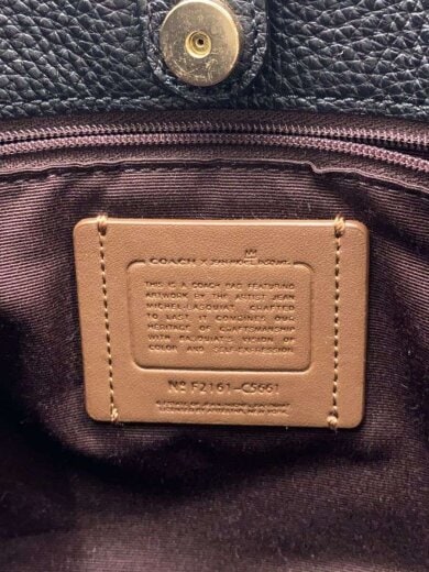 商品画像：ショルダーバッグ/レザー/BLK/F2161-C5661 5