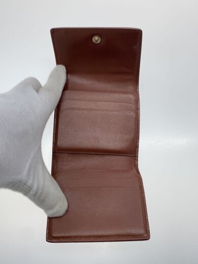 商品画像：3つ折り財布/レザー/BRW/レディース// 4