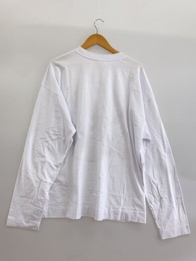 商品画像：和柄/オーバーサイズ/長袖Tシャツ/M/コットン/WHT 2