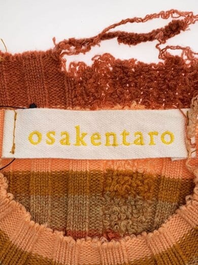 商品画像：osakentaro/ダメージ加工 ニット/FREE/アクリル/ORN/ボーダー 3