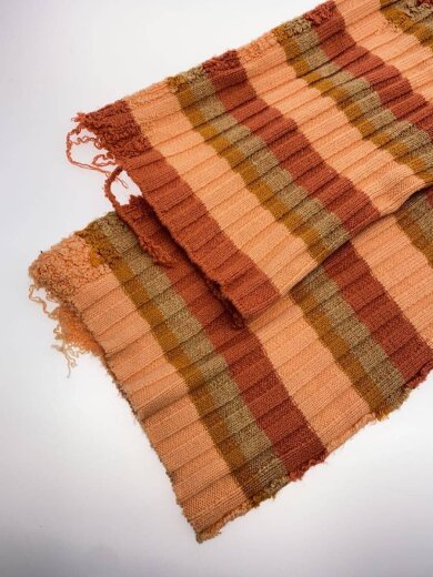 商品画像：osakentaro/ダメージ加工 ニット/FREE/アクリル/ORN/ボーダー 5