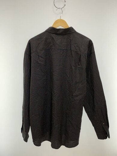 商品画像：長袖シャツ/XXL/ウール/BLK/チェック/BA034-10485-R 2
