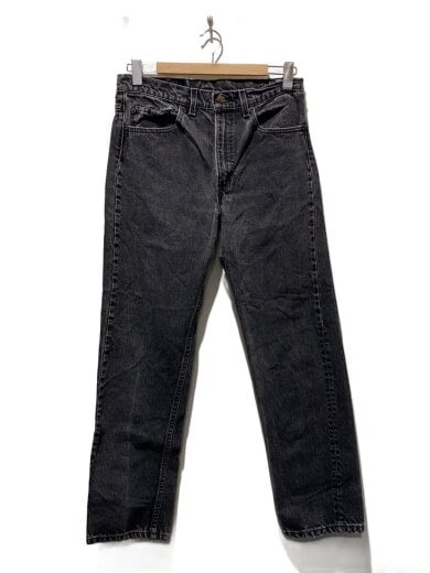 商品画像：ブラックデニム ボタン裏546 ボトム/33/コットン/GRY/505-0260 1