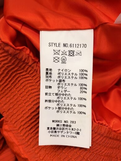 商品画像：ダウンジャケット/M/ナイロン/ORN/6112170 4