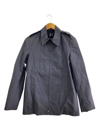 商品画像：フランス製/ジップアップブルゾン/エホジャケット/46/コットン/GRY/チェック/2203-086207 1