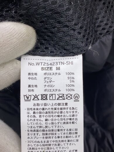 商品画像：別注/ダウンジャケット/M/ポリエステル/BLK/WT25423TN-SHI 4