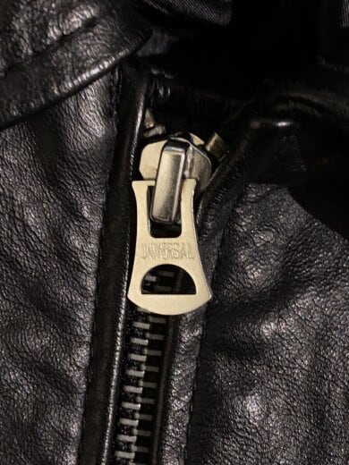 商品画像：レザージャケット・ブルゾン/キルティングライナー/レザー/BLK 6