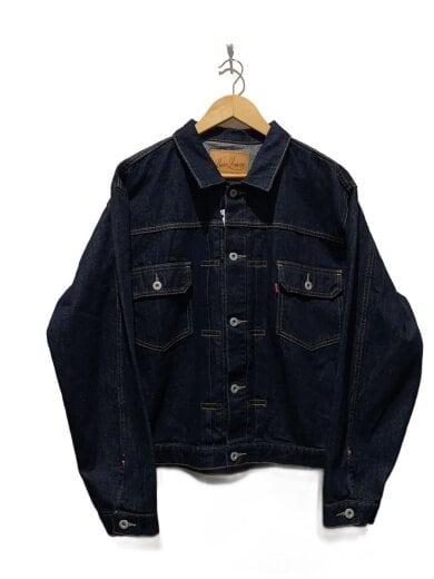 商品画像：Gジャン/2nd/月桂樹ボタン/46/コットン/NVY/A-04619 1