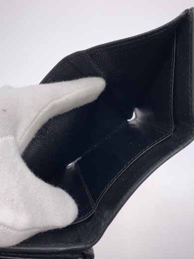 商品画像：ミニウォレット/3つ折り財布/レザー/BLK/メンズ// 6