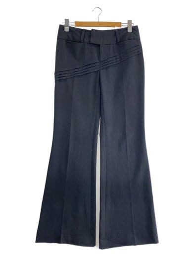 商品画像：signature/90s ワイドフレアスラックス ボトム/ポリエステル/BLK 1