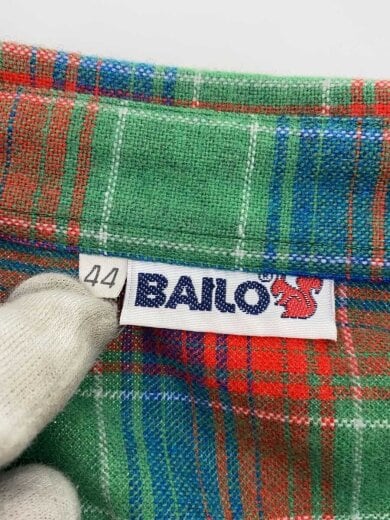 商品画像：フロントジップポケット アームジップポケット オンブレ長袖シャツ/44/ウール/マルチカラー/チェック 3