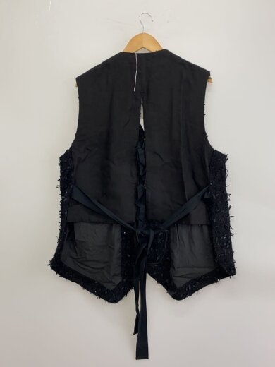 商品画像：25AW TWEED VEST ジレベスト/0/ウール/BLK/MID25AW-VT01 2