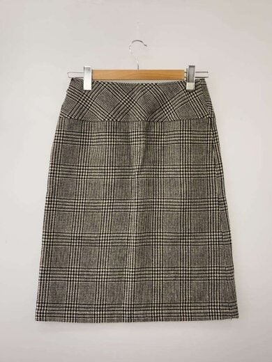 商品画像：スカート/M/ウール/GRY/千鳥格子/TS-05042 2