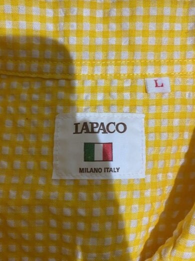 商品画像：lapaco/半袖シャツ/シアサッカー/コットン/YLW/無地// 3