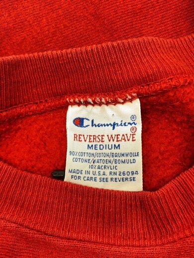 商品画像：スウェット/M/コットン/RED 3