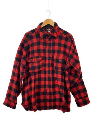 商品画像：ネルシャツ/50s/黒タグ/ウール/RED/チェック 1