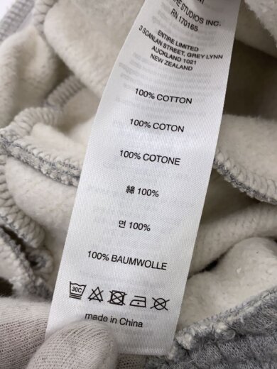 商品画像：FULL SWEATPANT/ボトム/S/コットン/GRY/es2489 5