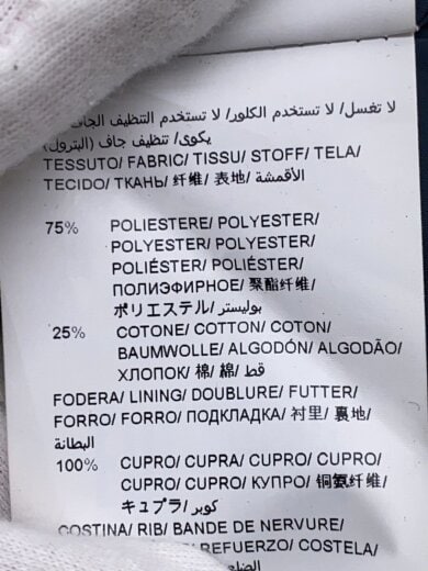 商品画像：ダブルジップ//ブルゾン/2/ポリエステル/BLU/lta17s4610// 5