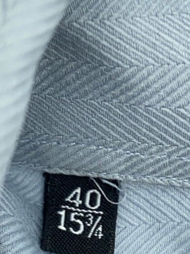 商品画像：ヘリンボーン/長袖シャツ/40/コットン/GRY/G907IT// 4