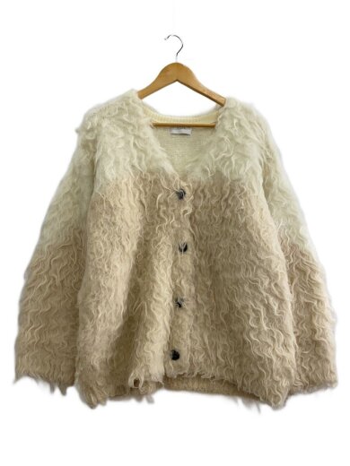商品画像：BI COLOR SHAGGY KNIT CARDIGAN/1/BEG/19106-2152// 1