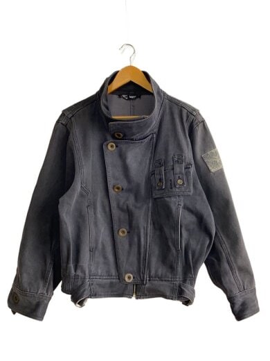 商品画像：80s 初期タグ モーターサイクルジャケット/コットン/GRY 1