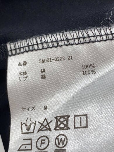 商品画像：TURTLE NECK TOP/長袖Tシャツ/M/コットン/BLK/5A001-0222-21 4