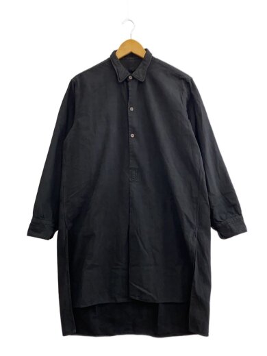 商品画像：グランパ/後染め/プルオーバーシャツ/BLK// 1