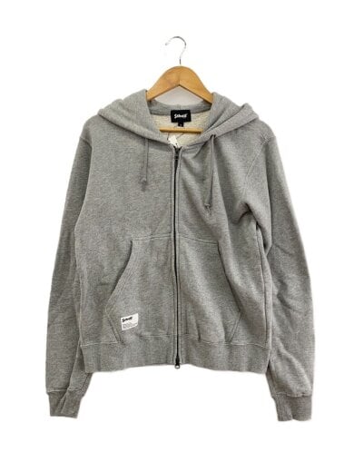 商品画像：ジップパーカー/M/コットン/GRY/782-6931001 1