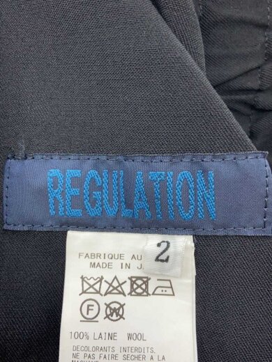 商品画像：REGULATION/25ss/ボトム/2/ウール/BLK/FT-P51-100 4