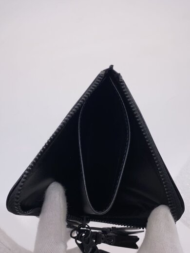 商品画像：財布/レザー/BLK/無地/レディース// 4