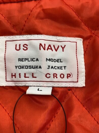 商品画像：HILL CROP/ジャケット/L/ナイロン/NVY/無地/632-7154-3 4